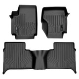 SMARTLINER 2 Rows Custom Fit Floor Liners Compatible with 2011 - 2014 Volkswagen Amarok (Gasoline) SA0086/B0086 - view 2