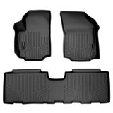 SMARTLINER 2 Rows Custom Fit Floor Liners Compatible with 2018 - 2024 GMC Terrain (Gasoline | Fits Denali & Regular trim) SA0333/B0310 - view 2
