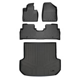 SMARTLINER 3 Rows Custom Fit Floor Liners Compatible with 2016 - 2020 Kia Sorento 5 Passenger (Gasoline) SA0191/B0191/D0209 - view 2