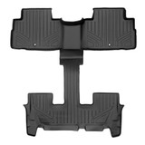 SMARTLINER 2 Rows Custom Fit Floor Liners Compatible with 2020 - 2025 Hyundai Palisade 7 Passenger (Gasoline)