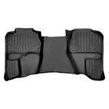 SMARTLINER 2nd Row Custom Fit Floor Liners Compatible with 2007 - 2013 Chevrolet Silverado 1500 Double Cab (Gasoline | Carpet | Fits with 1st Row bench or bucket | For 2007 models Fits with New body Style ) SB0097 - view 2