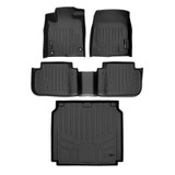 SMARTLINER 3 Rows Custom Fit Floor Liners Compatible with 2023 - 2025 Acura Integra (Gasoline | Fits Version w/o USB Port in 2nd row)