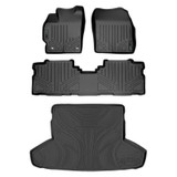 SMARTLINER 3 Rows Custom Fit Floor Liners Compatible with 2012 - 2017 Toyota Prius V (Hybrid) SA0123/B0124/D0124 - view 2