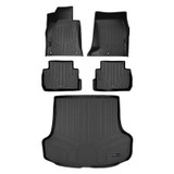 SMARTLINER 3 Rows Custom Fit Floor Liners Compatible with 2018 - 2023 Kia Stinger (Gasoline | Fits All Wheel Drive model)