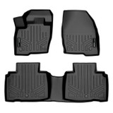 SMARTLINER 2 Rows Custom Fit Floor Liners Compatible with 2016 - 2018 Lincoln MKX (Gasoline) SA0446/B0446 - view 2