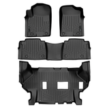 SMARTLINER 3 Rows Custom Fit Floor Liners Compatible with 2019 - 2024 Infiniti QX80 8 Passenger (Gasoline) SA0504/B0504/C0504 - view 2