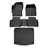 SMARTLINER 3 Rows Custom Fit Floor Liners Compatible with 2022 - 2025 Toyota Corolla Cross (Gasoline | Fits AWD ) SA0732/B0732/D0598 - view 2