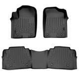 SMARTLINER 2 Rows Custom Fit Floor Liners Compatible with 2011 - 2013 Infiniti QX56 8 Passenger and 7 Passenger (Gasoline) SA0242/B0242 - view 2