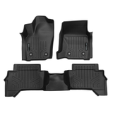 SMARTLINER 2 Rows Custom Fit Floor Liners Compatible with 2024 - 2025 Toyota Tacoma Double Cab (Hybrid) SA0743/B0763 - view 2