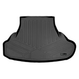 SMARTLINER Cargo Custom Fit Floor Liners Compatible with 2014 - 2015 Infiniti Q50 (Gasoline | Without Spare Tire)