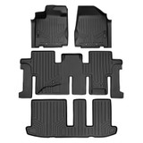 SMARTLINER 3 Rows Custom Fit Floor Liners Compatible with 2013 - 2013 Infiniti JX35 (Gasoline)