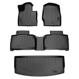 SMARTLINER 3 Rows Custom Fit Floor Liners Compatible with 2020 - 2023 Ford Explorer (Hybrid) SA0423/B0423/E0423 - view 2