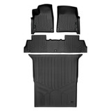 SMARTLINER 3 Rows Custom Fit Floor Liners Compatible with 2022 - 2024 Rivian R1S 7 Passenger and SUV (Electric) SA0615/B0698/D0698 - view 2