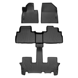 SMARTLINER 3 Rows Custom Fit Floor Liners Compatible with 2020 - 2025 Kia Telluride 7 Passenger (Gasoline | 2nd Row Bucket Seat models w/o center console ) SA0417/B0447 - view 2
