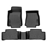 SMARTLINER 2 Rows Custom Fit Floor Liners Compatible with 2019 - 2022 Mercedes-Benz A-Class Sedan (Gasoline) SA0671/B0671 - view 2