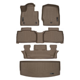 SMARTLINER 4 Rows Custom Fit Floor Liners Compatible with 2020 - 2025 Ford Explorer 6 Passenger (Gasoline | 3rd Row Fits 2022+ | 2nd Row with Center Console) SA1423/B1423/C1423/E1423 - view 2