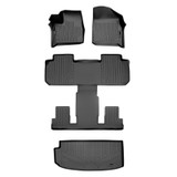 SMARTLINER 4 Rows Custom Fit Floor Liners Compatible with 2018 - 2023 Chevrolet Traverse 7 Passenger (Gasoline | ) SA0343/B0345/E0343 - view 2