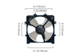 Agility Autoparts A/C Condenser Fan Assembly P/N:6019120