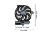Agility Autoparts A/C Condenser Fan Assembly P/N:6020109