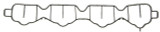 MAHLE Engine Intake Manifold Gasket MS19875 - view 2