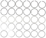 MAHLE Engine Piston Ring Set 51601 - view 2