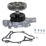 GMB Engine Water Pump with Fan Clutch P/N:120-0004