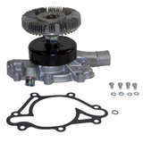 GMB Engine Water Pump with Fan Clutch P/N:120-0011