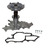 GMB Engine Water Pump with Fan Clutch 125-0008