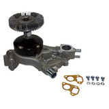 GMB Engine Water Pump with Fan Clutch P/N:130-0022