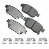Akebono ProACT Disc Brake Pad Set ACT1103 - view 2