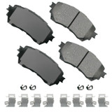 Akebono ProACT Disc Brake Pad Set ACT1711 - view 2
