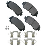 Akebono ProACT Disc Brake Pad Set ACT1737 - view 2
