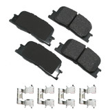 Akebono ProACT Disc Brake Pad Set ACT885 - view 2