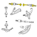MOOG Chassis Products Alignment Caster / Camber Kit K8243A - view 2