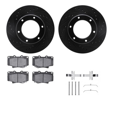 Dynamic Friction Company Disc Brake Kit P/N:8512-76088