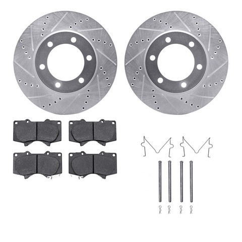 Dynamic Friction Company Disc Brake Kit P/N:7512-76145