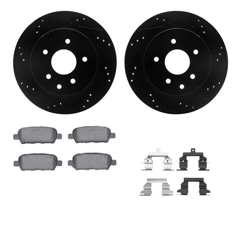 Dynamic Friction Company Disc Brake Kit P/N:8512-67099