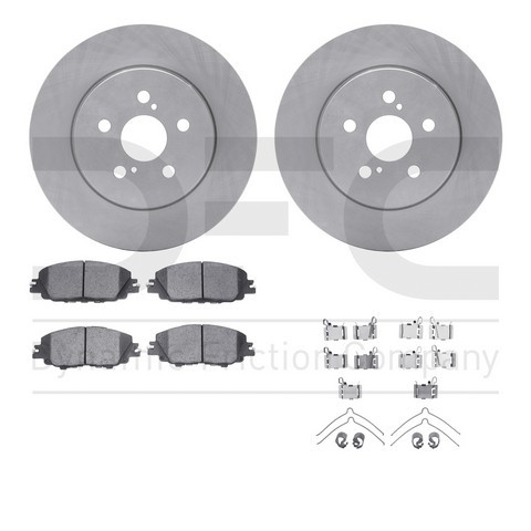 Dynamic Friction Company Disc Brake Kit P/N:6512-76713