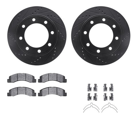 Dynamic Friction Company Disc Brake Kit 8512-54127