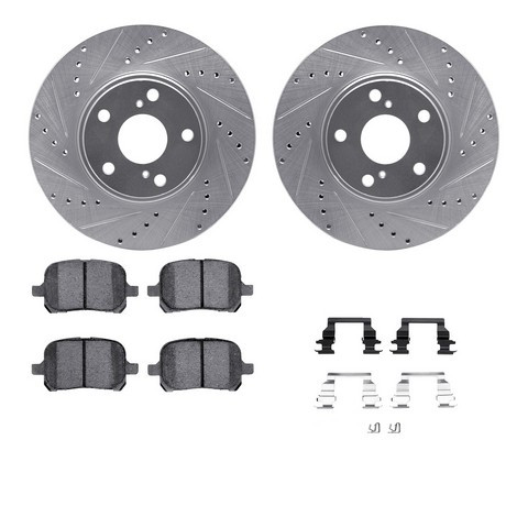 Dynamic Friction Company Disc Brake Kit P/N:7512-76113