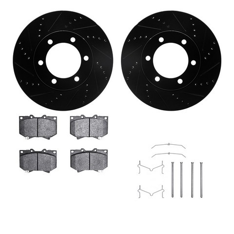 Dynamic Friction Company Disc Brake Kit 8512-76117