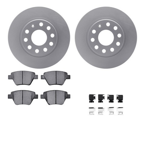 Dynamic Friction Company Disc Brake Kit 4512-74128