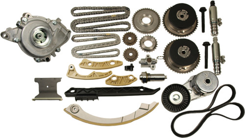 Cloyes Engine Timing Chain and Accessory Drive Belt Kit with Water Pump 9-4201SB1K6