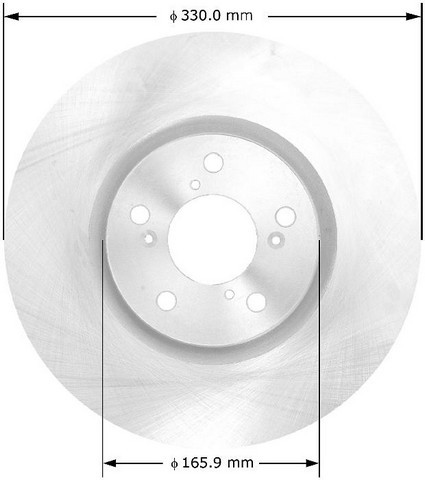 BENDIX PREMIUM DRUM AND ROTOR Disc Brake Rotor P/N:PRT5783