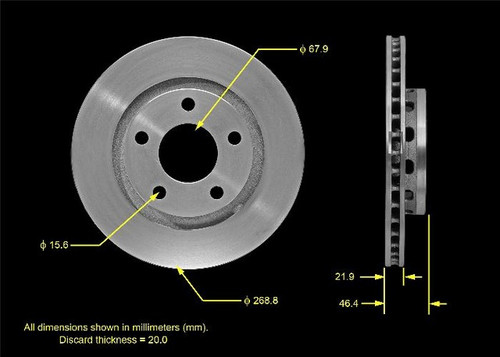 BENDIX PREMIUM DRUM AND ROTOR Disc Brake Rotor P/N:PRT5573