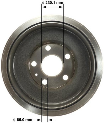 BENDIX PREMIUM DRUM AND ROTOR Brake Drum PDR0848