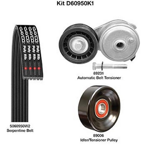 Dayco Serpentine Belt Drive Component Kit P/N:D60950K1