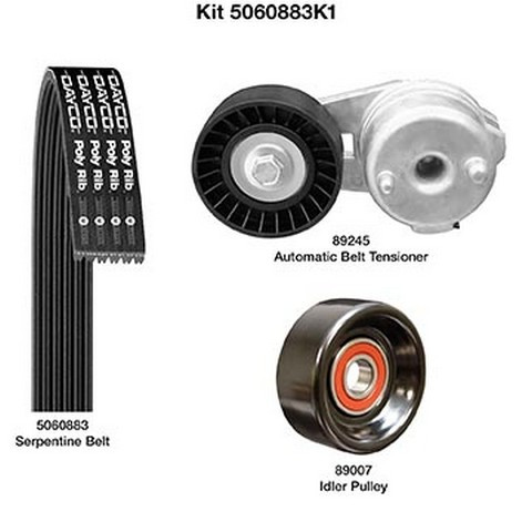 Dayco Serpentine Belt Drive Component Kit P/N:5060883K1