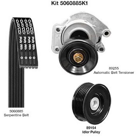 Dayco Serpentine Belt Drive Component Kit 5060885K1
