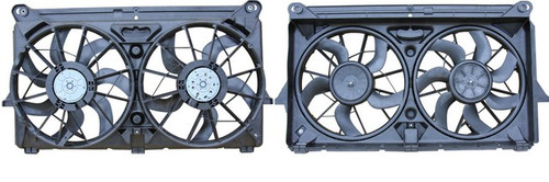 Agility Autoparts Dual Radiator and Condenser Fan Assembly 6016157